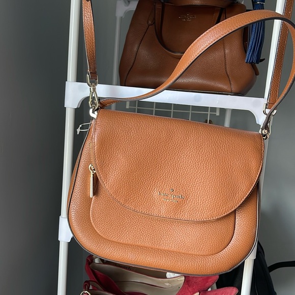 Beautiful gingerbread colored cross body/shoulder Kate spade new without tags - Picture 2 of 16